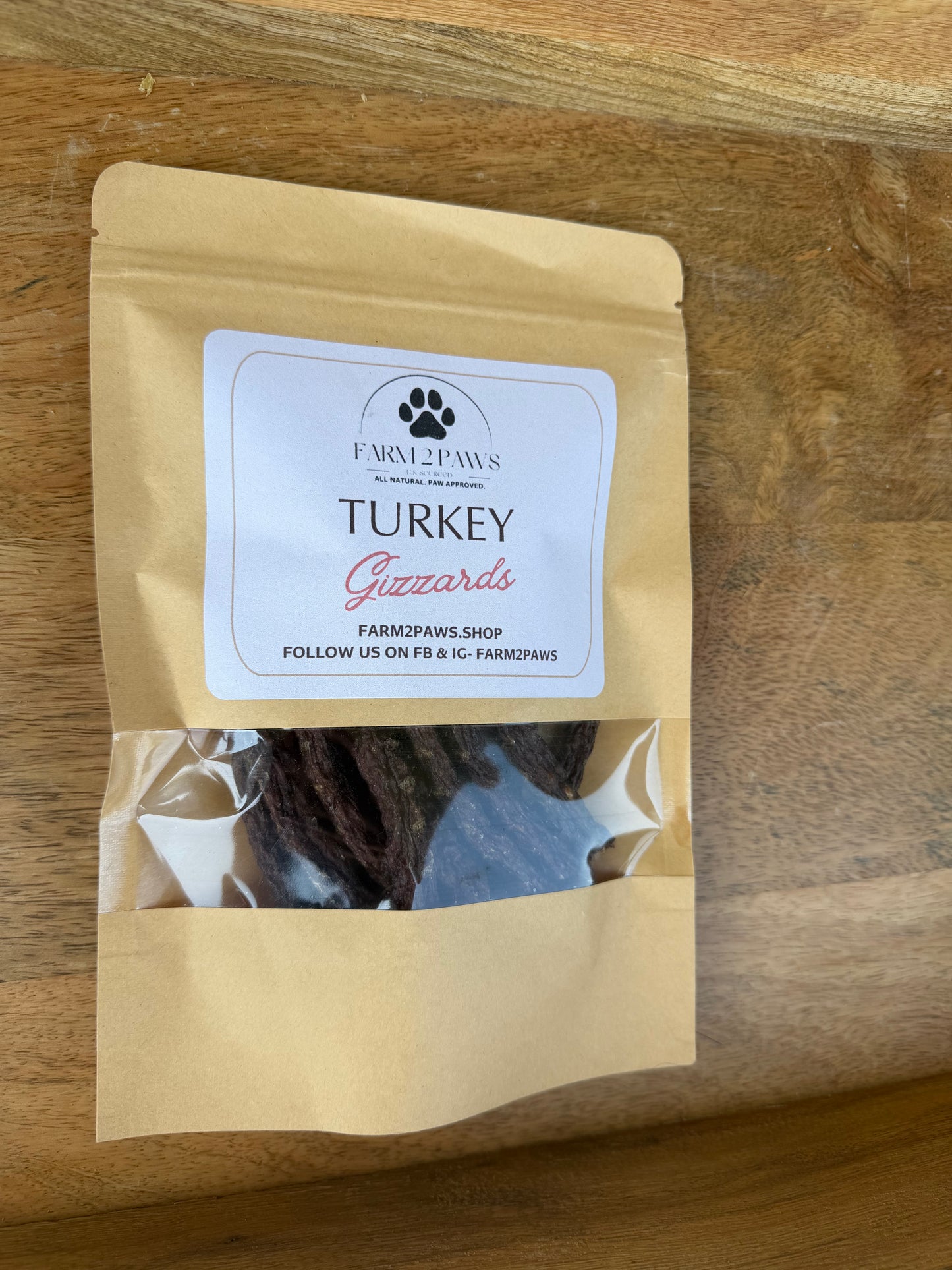 Turkey Gizzard Sticks - 4oz.