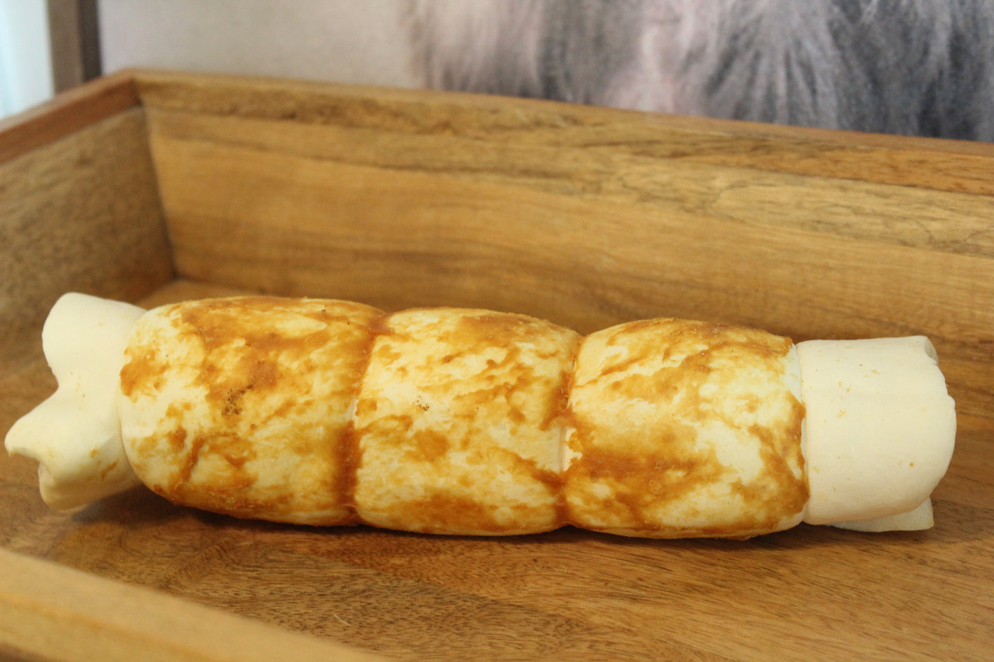 12" Chicken Wrapped Beef Cheek Rolls