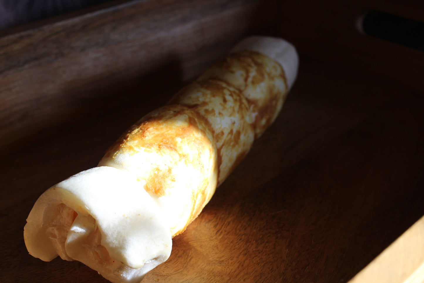 12" Chicken Wrapped Beef Cheek Rolls