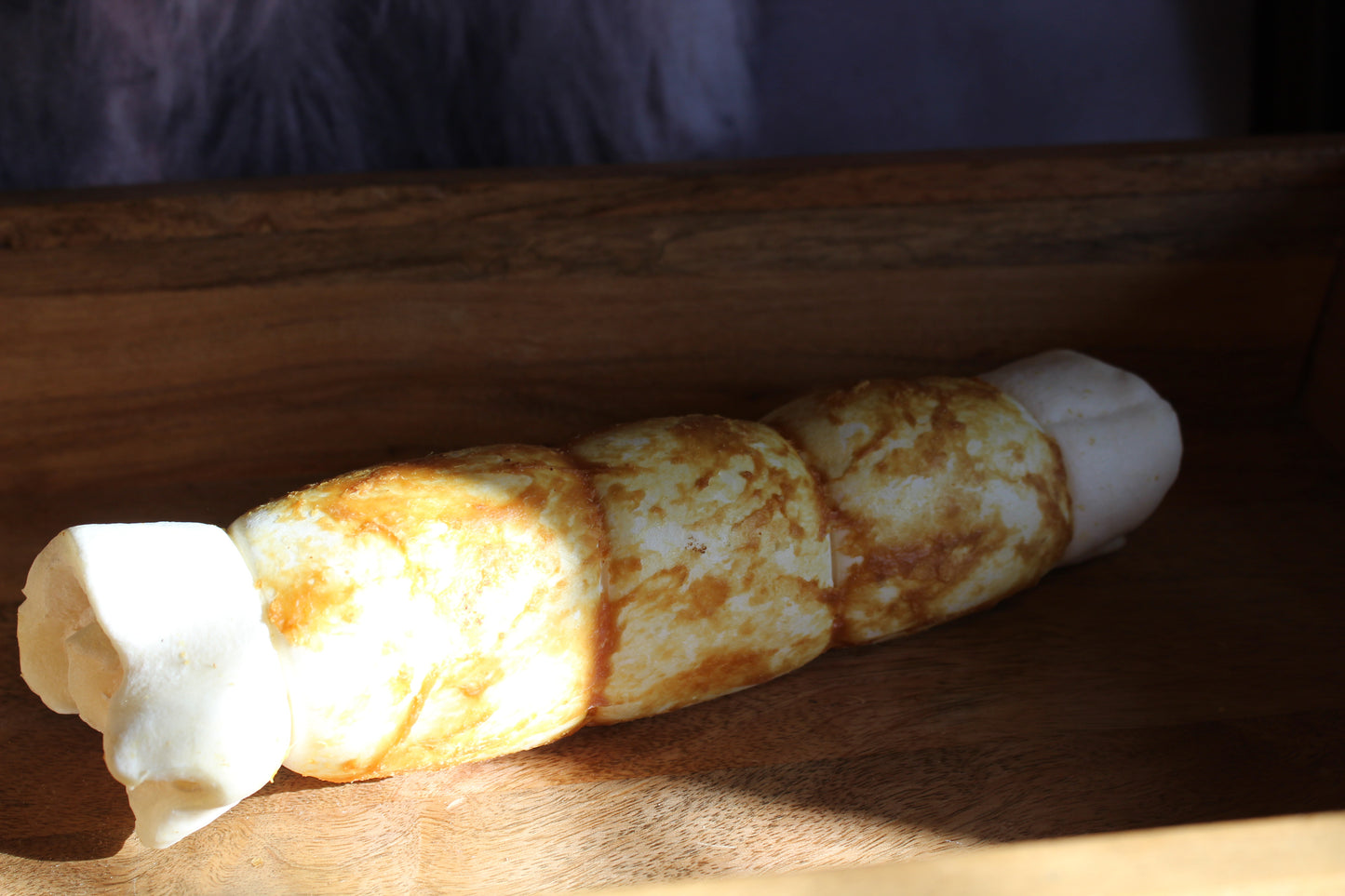 12" Chicken Wrapped Beef Cheek Rolls