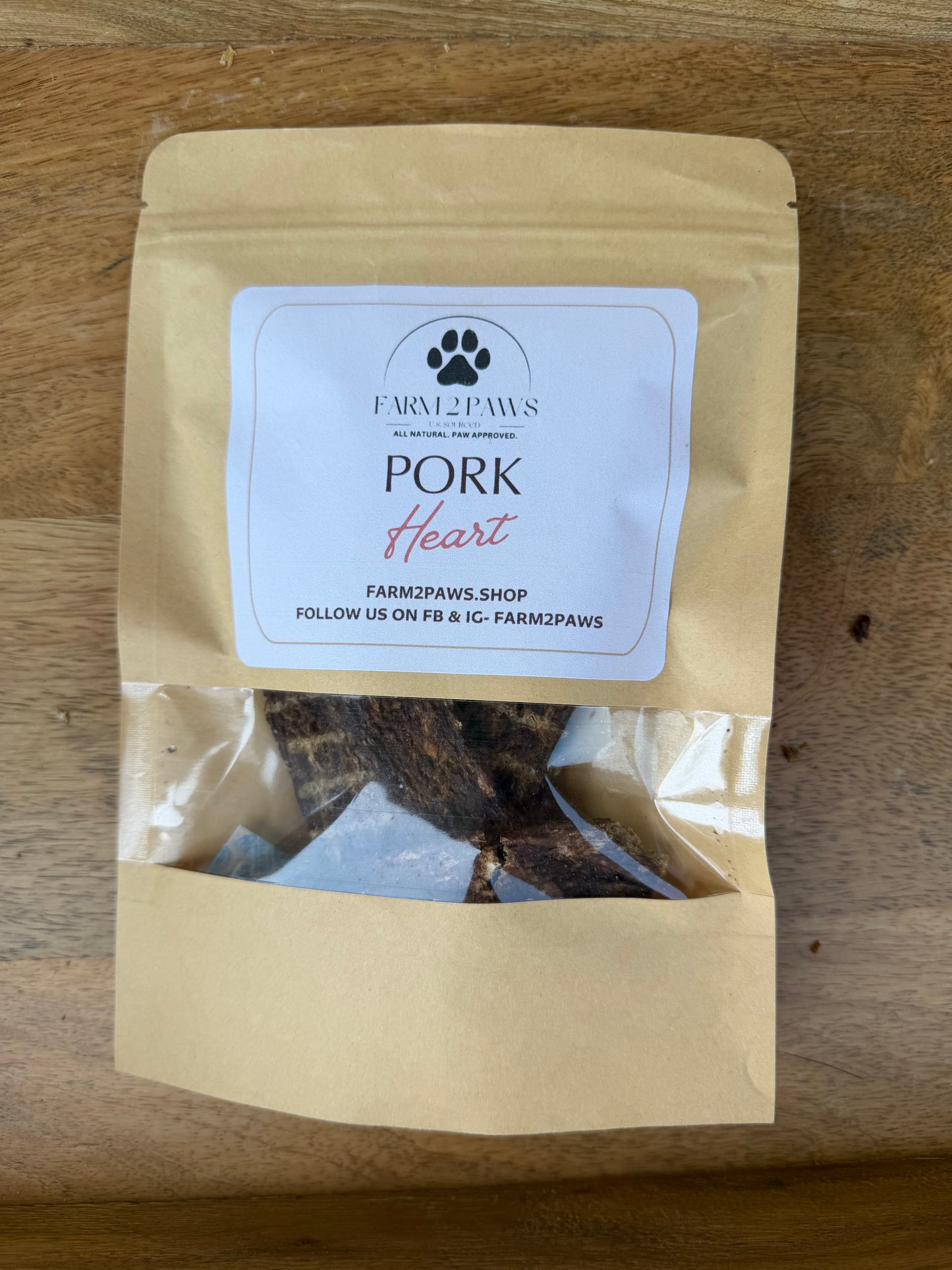 Pork Heart Treats - 4oz